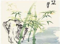 彩笔画竹子的资料和图片
