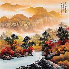 客厅能挂秋景山水画吗